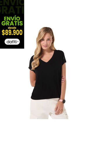 Top Para Mujer Morrocoy Negro Totto