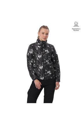 Chaqueta Casual Para Mujer Pray Liviana Negra