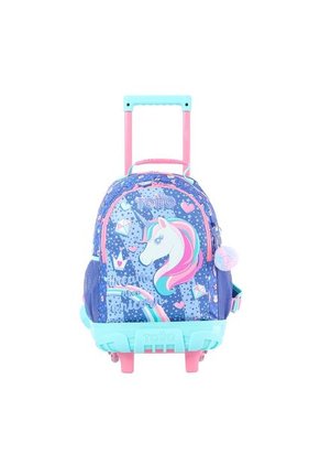 Morral Con Ruedas Para Niña Uniwildy M Azul