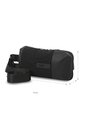 Bolso De Viaje Strap Deploy Pequeño Negro de Totto