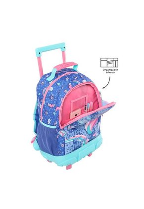 Morral Con Ruedas Para Niña Uniwildy M Azul