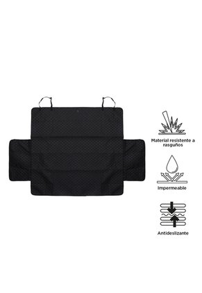 Protector De Carro Para Mascotas De Baul Trunk Negro