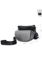 Bolso Para Mujer Style 3 En 1 Crossbody Negro/Gris de Totto