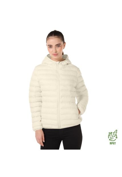 Chaqueta Acolchada Para Mujer Colorfull Pro Blanca
