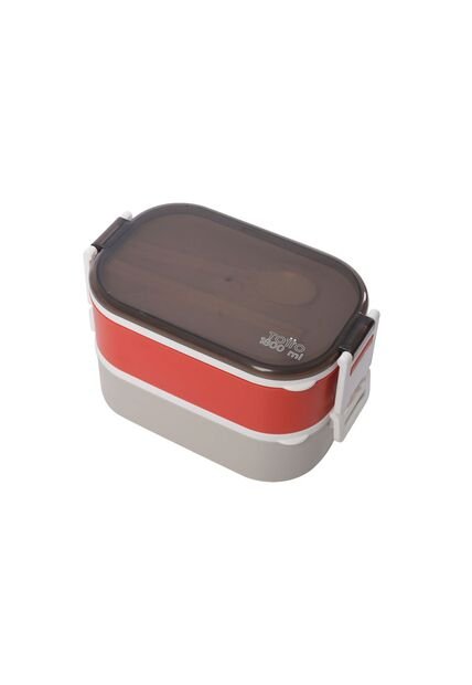Portacomidas Magu Gris/Rojo