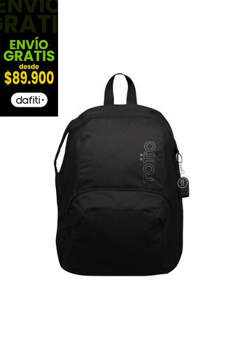 Morral Universitario Gammatto Negro Unisex Totto