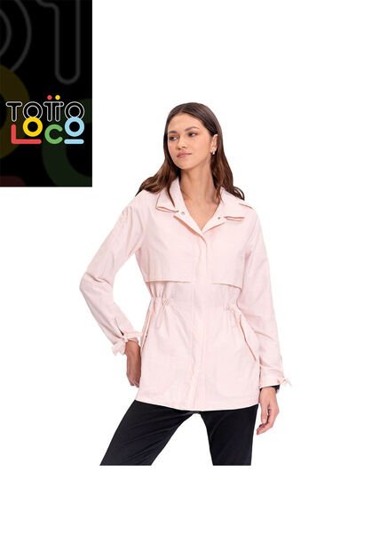 Chaqueta Casual Para Mujer Sandino Rosada