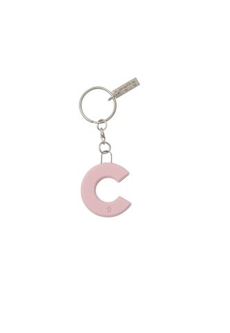 Llavero De Goma Abc Color Rosado Totto