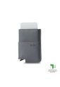 Portadocumentos Inteligente Saffiano Con RFID Blocker Gris de Totto