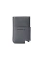 Portadocumentos Inteligente Saffiano Con RFID Blocker Gris de Totto