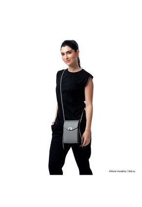 Bolso Para Mujer Smooth Crossbody Pequeño Gris