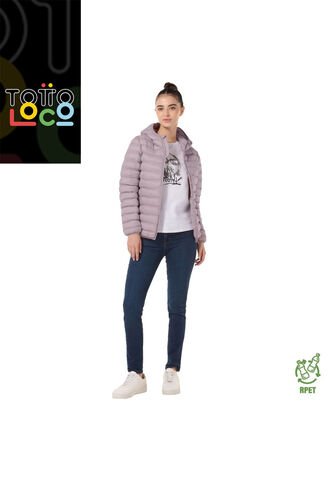 Chaqueta Acolchada Para Mujer Colorfull Pro Morada Totto
