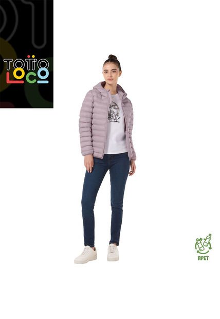 Chaqueta Acolchada Para Mujer Colorfull Pro Morada