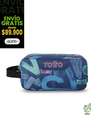 Cartuchera Multiuso Escuadra Grande Azul Mujer Totto