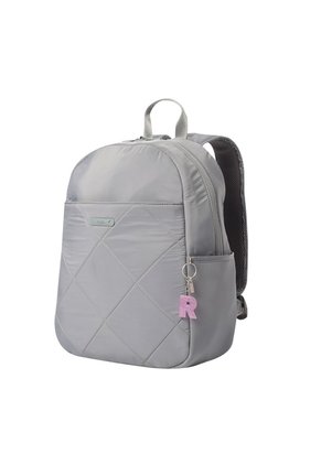 Llavero De Goma Abc Color Morado