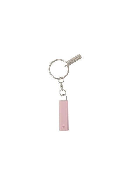 Llavero De Goma Abc Color Rosado