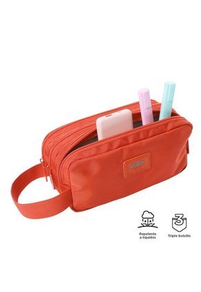 Cartuchera Multiuso Trik 5 Roja Grande