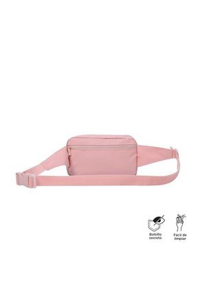 Riñonera Para Mujer Clear Sam Rosada