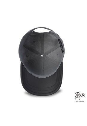 Gorra Beisbolera Hiro Color Gris/Negra/