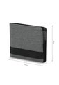 Billetera Hombre Lad Pequeña Con RFID Blocker Gris de Totto