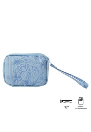 Monedero Para Mujer Pequeño Delion Azul