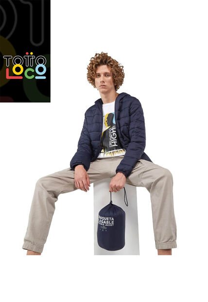 Chaqueta Para Hombre Azul Colorout