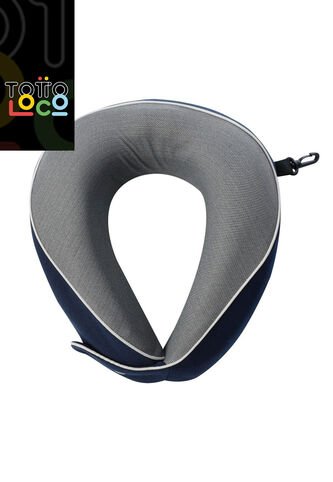 Almohada De Viaje Memory Foam Plane Azul Totto