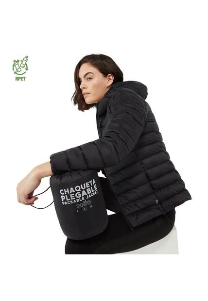 Chaqueta Para Mujer Colorit Negra