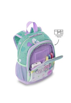 Morral + Libro Para Colorear Little Magic Arcoíris Niña Pequeño