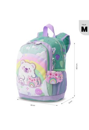 Morral + Libro Para Colorear Little Magic Arcoíris Niña Mediano
