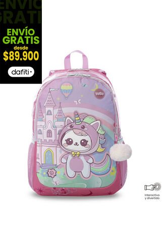 Morral Para Niña Magic Spark Grande Rosado Totto