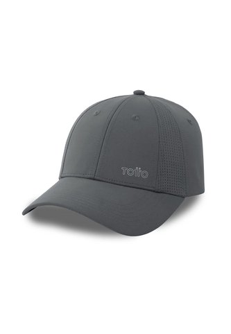 Gorra Beisbolera Splity Con Filtro UV Color Gris Totto