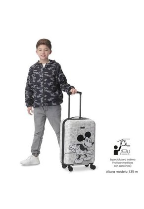 Maleta De Cabina 360 Mickey White 10 Kilos Blanco