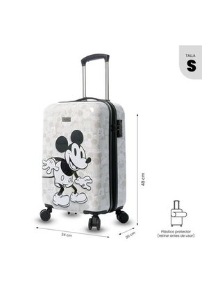 Maleta De Cabina 360 Mickey White 10 Kilos Blanco