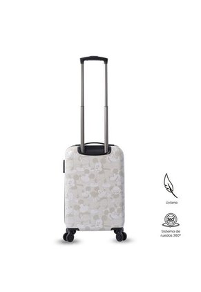 Maleta De Cabina 360 Mickey White 10 Kilos Blanco