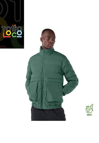 Chaqueta Acolchada Para Hombre Sarus Verde Totto