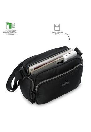 Bolso Para Mujer Brasil Tipo Crossbody Pequeño Negro