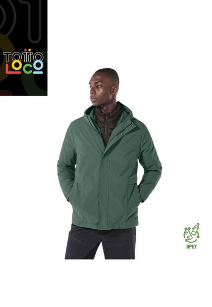Chaqueta Acolchada Para Hombre Maubois 3 En 1 Verde