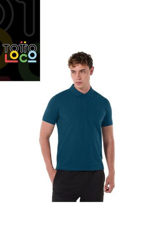 Camisa Polo Spencer Para Hombre Azul Totto