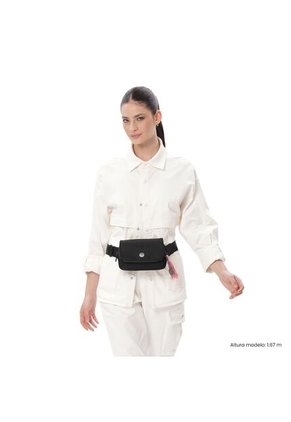 Riñonera Para Mujer Corneana Color Negra