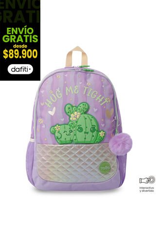 Morral Para Niña Kacty Grande Morado Totto