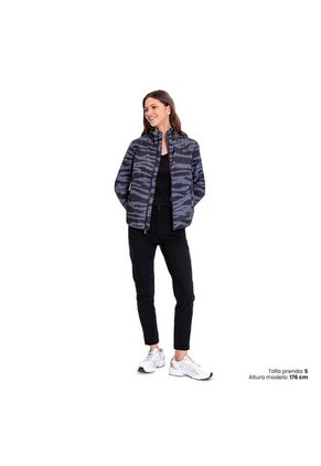 Chaqueta Casual Para Mujer Pray Liviana Negra