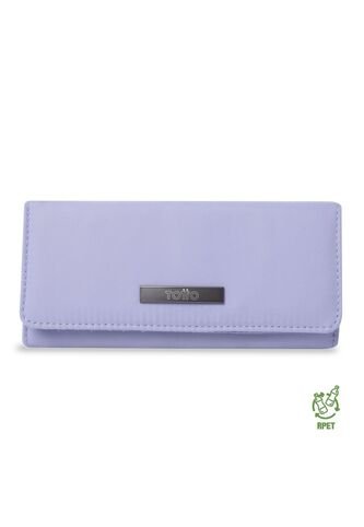 Billetera Para Mujer Adelaide 2 Con RFID Blocker Morada Totto