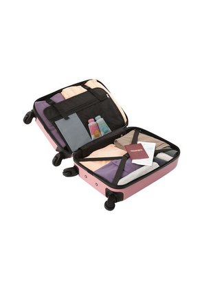 Set Maletas De Viaje X2 Rocka By Totto 10Kg + Mediana Rosadas