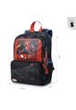 Morral Para Niño Spiderman Hero Pequeño Negro de Totto