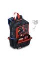 Morral Para Niño Spiderman Hero Pequeño Negro de Totto