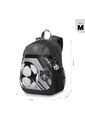 Morral Para Niño Champion Mediano Gris Con Diseño De Fútbol de Totto