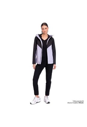 Chaqueta Impermeable Para Mujer Sally Negra