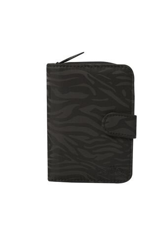 Billetera Texture Twi Con RFID Blocker Negra Totto