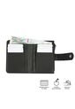Billetera Texture Twi Con RFID Blocker Negra de Totto
